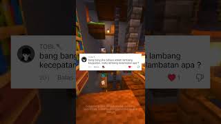 BAGIAN 7 | Bacain Komentar Kalian Part 7 | Komen Guys Nanti Gua Bacain.#komentar #minecraft #parkour