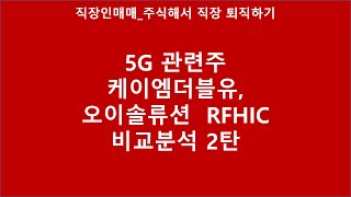 5G관련주_오이솔루션, 케이엠더블유, RFHIC 비교분석 2탄