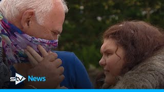 Parents reunited with deafblind daughter after four months