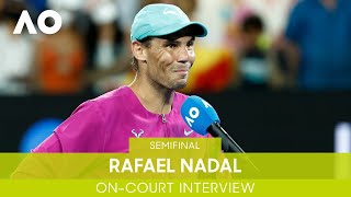 Rafael Nadal On-Court Interview (SF) | Australian Open 2022