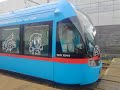 万葉線mlrv1000系ドラえもんトラム　六渡寺発車