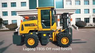 LUGONG T835 Off-Road Forklift