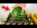 SHREDDING WATERMELON and Other Vegetables !! - THE SHREDDER SHOW - EXPERIMENT AT HOME SHREDDING WATERMELON and Other Vegetables !! - THE SHREDDER SHOW - EXPERIMENT AT HOME