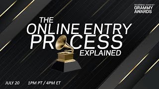 65th GRAMMY Awards: The Online Entry Process Explained