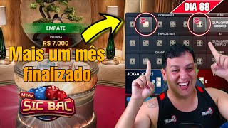 MAIS UM MÊS DE META FINALIZADO RUMO AO MILHÃO NO MEGA SIC BAC AO VIVO ! DIA 68