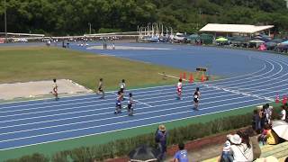 2017.5.28 大牟田記録会 中学男子200m 3組