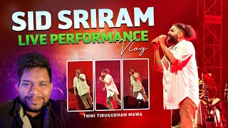 Sid Sriram event vlog || Hyderabad bounder hills SidSriram Performance #thinitirugudhammawa