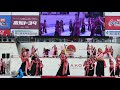 4k ＡＲＵ　Ｂｅｌｌｙ　一座　2017高知よさこい祭り 本番2日目 中央公園会場 中央