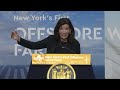 Governor Hochul Announces Start of Construction of New York's First Offshore Wind Project