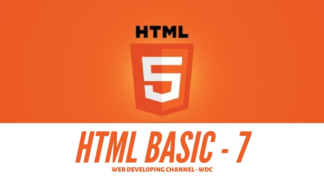 HTML Basic Tutorial #7 - Table - YouTube