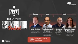 Webinar IESS - ESG na Saúde | Responsabilidade Social