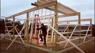 #10 Installing Rafters on the Tiny House