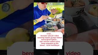 Padahal cuma makan bakso... #shortvideo