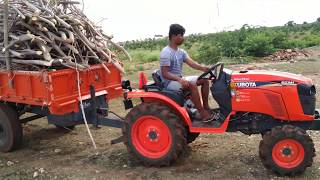 Kubota B2741 with trolley pulling power|Kubota mini tractor|Tractor Videos|new tractor|trolley stunt