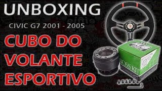 Cubo volante esportivo Civic G7 2001 - 2005 UNBOXING