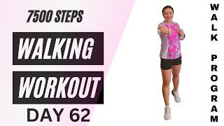 7500 Steps Indoor Walking Workout | Cardio Exercises | 50-Min | Advanced | Walk Program Day 62