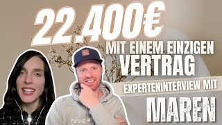 Maren macht 22.400€ mit einem Auftrag🚀