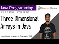 Three Dimensional Arrays in Java || Lesson 56 || Java Programming || Learning Monkey ||