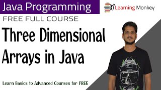 Three Dimensional Arrays in Java || Lesson 56 || Java Programming || Learning Monkey ||