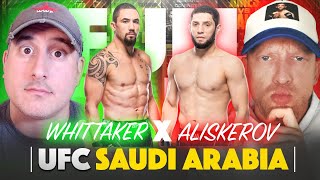 UFC Saudi Arabia: Whittaker vs. Aliskerov FULL CARD Predictions and Bets
