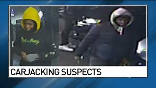 Pair wanted for carjacking 69-year-old woman