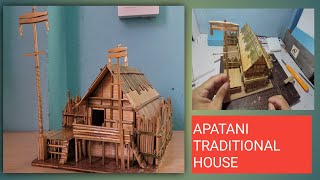 local bamboo traditional craft house of Apatani tribe