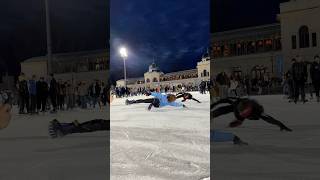 Iceskating with my Team in Budapest