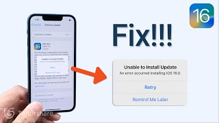 Unable to Install Update iOS 17/16? Here is the Fix