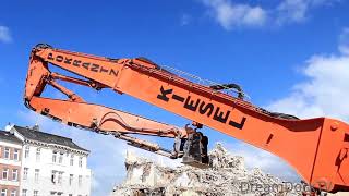 HITACHI ZAXIS 670 high reach demolition excavator detachable boom #4 amazing piece of engineering