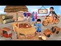 Mini Wooden Vehicles Toys Comedy Videos Collection Hindi Stories Garib Ki Kahani Bedtime Moral Story