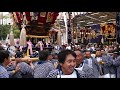 百舌鳥八幡宮秋祭り　西之町ふとん太鼓　　宮出　本殿前（２０１８年９月２３日）－５