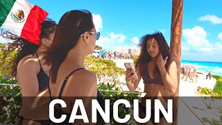 Cancún Mexico Best Beach Walking Tour 2022 🇲🇽 4K Walk in Mexico
