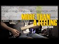 More Than a Feeling | Guitar Cover Tab | Guitar Solo Lesson | Backing Track with Vocals 🎸 BOSTON