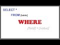 SQL Where Clause:  Filtering Data in SQL with Example