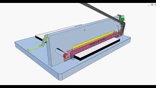 Cutting mechanism of manual paper cutter