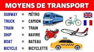 Lesson 3 ✪ Moyens de Transport en Anglais 📚 Means of Transport in English ✔