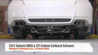 Nameless Performance 2011 STi Sedan Catback Overview