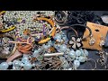 ThredUp Mixed 5 Lb Rescue Mystery Jewelry Unboxing Part 2 14Kt Gold Sterling Anna Beck & More!