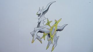 How to Draw Pokemon: No. 493 Arceus アルセウス