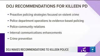 DOJ makes recommendations to Killeen Police