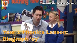 Year 1 KS1 Phonics Lesson Observation - Digraph 'ey'