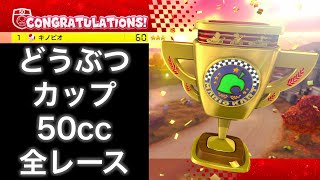 【マリオカート８デラックス】どうぶつカップ（50cc）全レース　キノピオ　＜Nintendo Switch＞