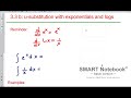 Lesson 3 3b  Integrals with exp and logs, involving u sub Source