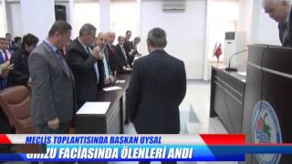 BAŞKAN UYSAL MADENCİ ŞEHİTLERİNİ ANDI