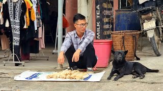 Harvest Agricultural Products - Go to the Market to Sell with My Dog