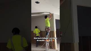 Drywall 5/8 instalación 💥💸🌪️#drywall #construction