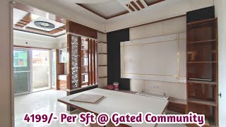 4199/- Per Sft @ Gated Community - Brand New 2BHK \u0026 3BHK Flats For Sale in Hyderabad 