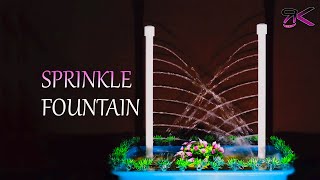 How to make beautiful Sprinkle Fountain using PVC very easy