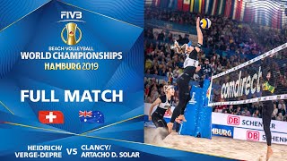 Heidrich/Vergé Depré vs. Clancy/Artacho - Full Match | Beach Volleyball World Champs Hamburg 2019