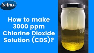 How to make 3000 ppm Chlorine Dioxide Solution (CDS)